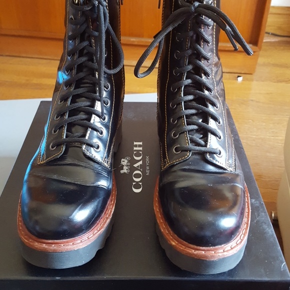 coach moto hiker boot
